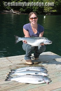 Coho Silver Salmon with Prince William Sound Taxi