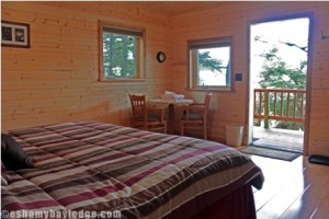 Prince William Sound Rental Cabins Room with view.
